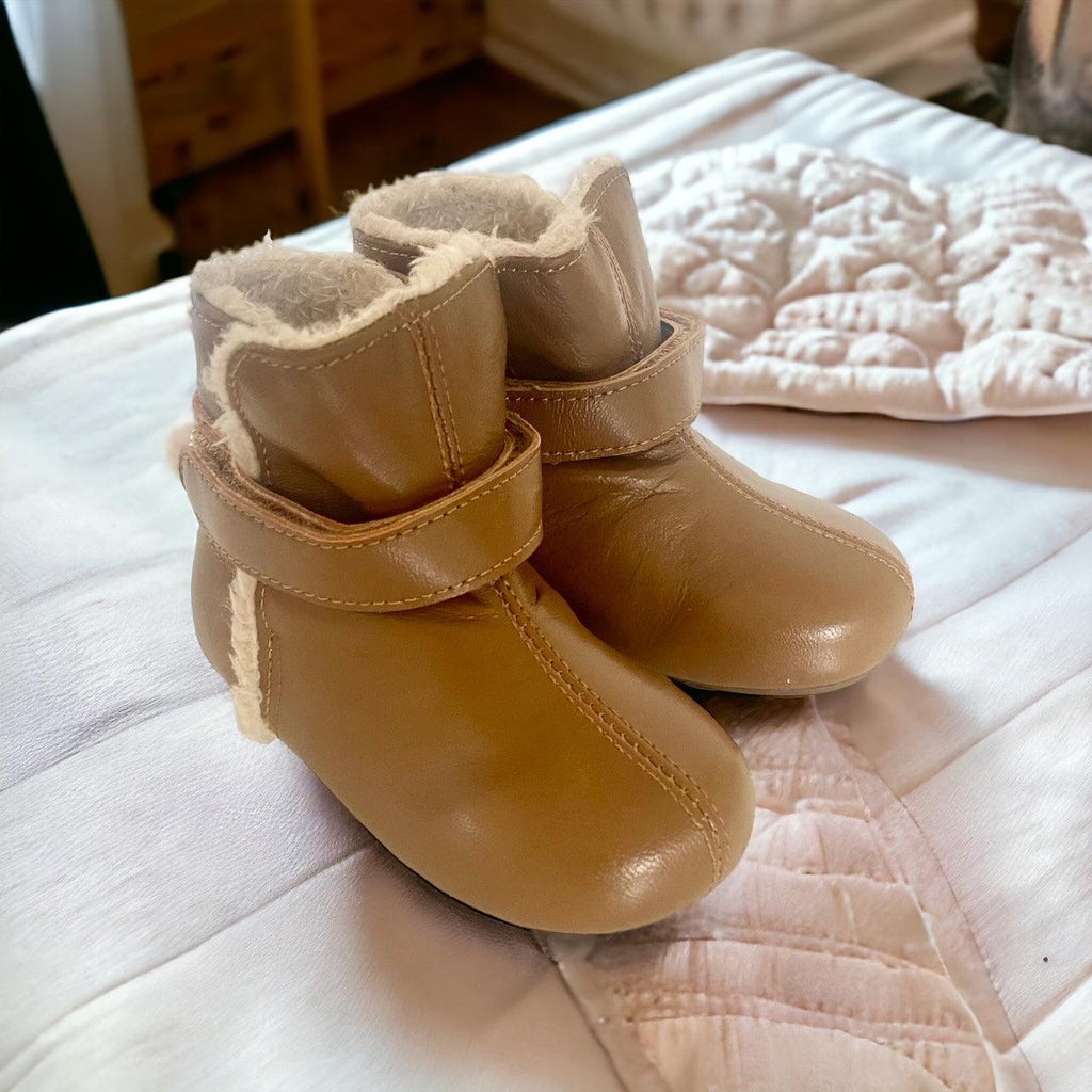 SNUG Baby & Toddler First/Pre Walker Boots Tan | SKEANIE
