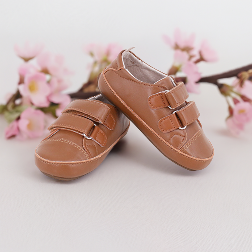 Tyler Trainers First/Pre Walker Sneakers Tan | SKEANIE