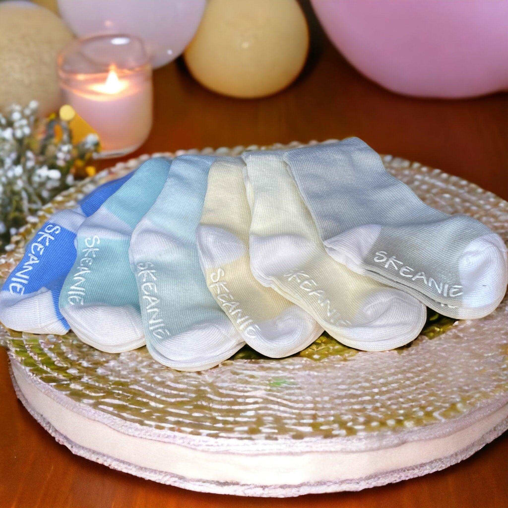 Baby Socks Neutral 6 Pack (0-12 Months) | SKEANIE