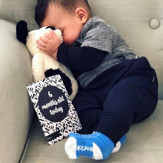 Baby Socks Sneakers 6 Pack (0-12 Months) - SKEANIE Shoes for Kids